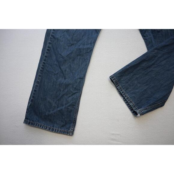 Levi's 559 Relaxed Straight Fit Rugged Blue Denim Jeans Mens Size 38 x 32 - Picture 3 of 8